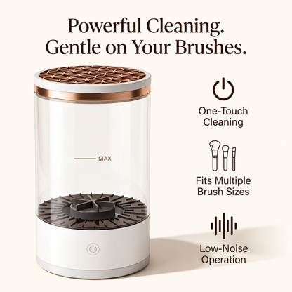ShadeEase BrushPure™ Automatic Makeup Brush Cleaner ShadeEase