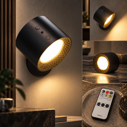 LumiArc™ Wireless Magnetic Wall Light ShadeEase