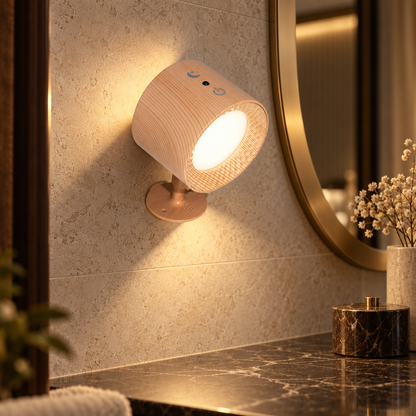 LumiArc™ Wireless Magnetic Wall Light ShadeEase