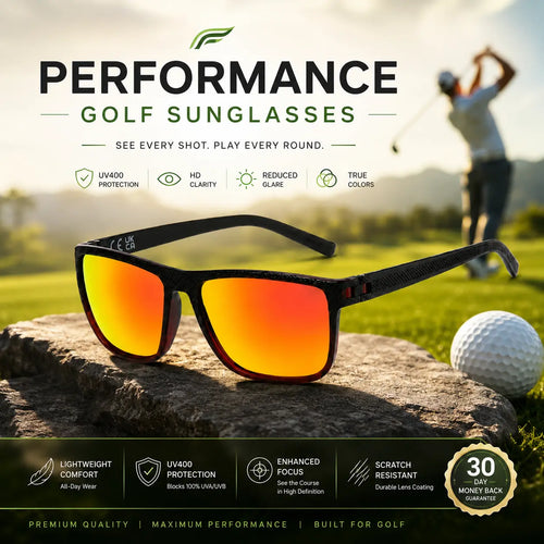 ShadeEase CourseVision™ - Performance Golf Sunglasses ShadeEase