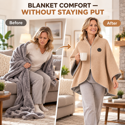 ShadeEase USB Heated Wearable Shawl ShadeEase