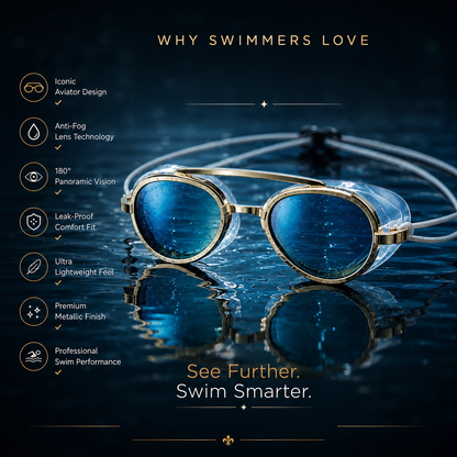 ShadeEase™ Premium Anti-Fog Swim Goggles